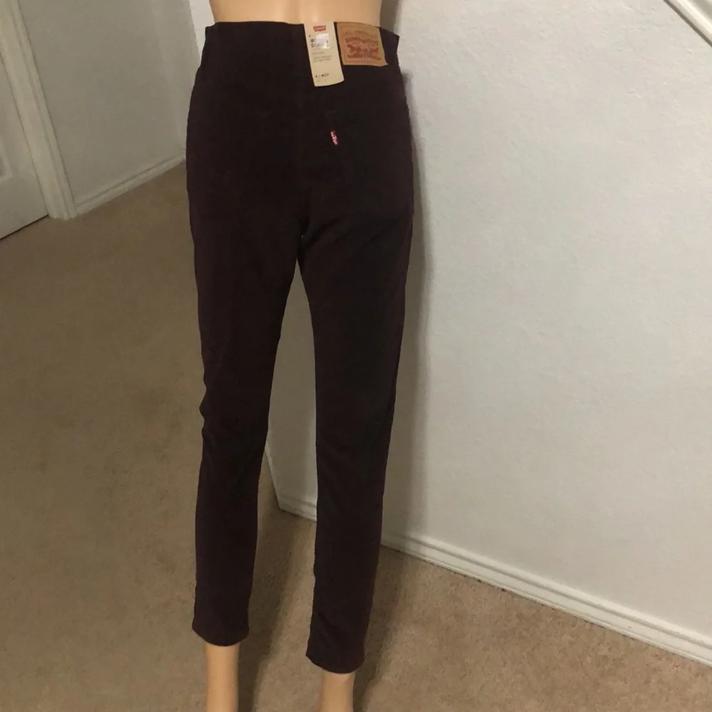 Levis Skinny Wedgie Jeans Malbec Moleskin - Picture 8 of 15